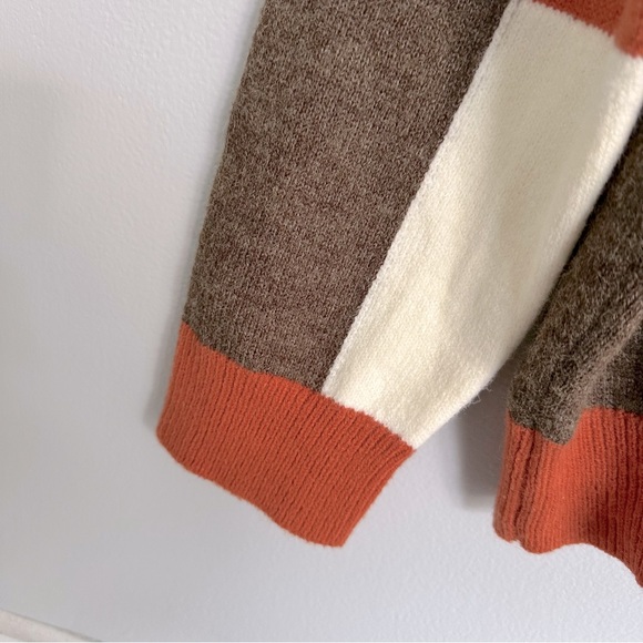 Ott Oversized Multi-colored Checkered Sweater NWT size XL - Picture 7 of 7